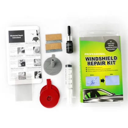 DIY Car Glass Windshield Repair Kit: HYML Auto Windscreen Repair Tools with Crack Repair Fluid
