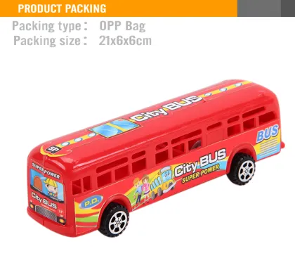 Hot Sale 21CM friction bus car toys