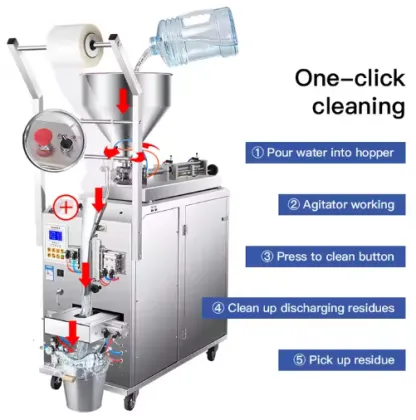 Pneumatic Automatic Sauce Packing Machine for Peanut Butter, Sauce, Strawberry, and Tomato Paste