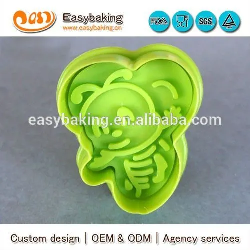 wholesale small bee plastic cookie cutters custom cookie cutters