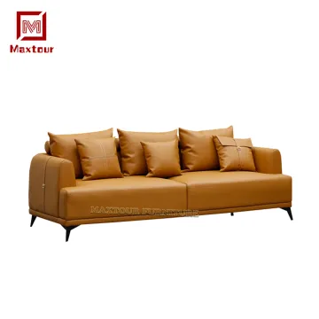 Luxury Italian Modular Leather Sectional Sofa Set
