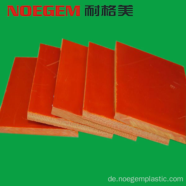 Orange Bakelit-Kunststoffplatte
