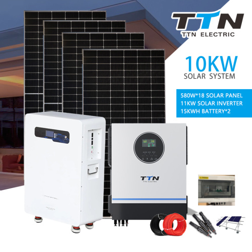 可再生能源系统550W至10KW太阳能电池板和锂电池逆变器解决方案