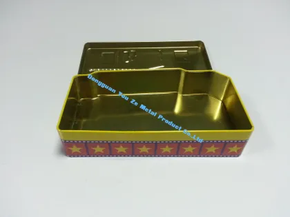 Printed Customized Metal Chocolate Tin Box For Nestle Brand , Thickness 0.23mm