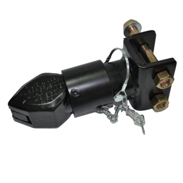 Adjustable 2" Ball Size Hitch Coupler 7000lbs with Screw & Bolt for Trailer