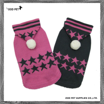 Five-Pointed Star Hoodie Dog Sweater