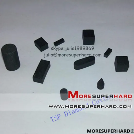 TSP diamond cutter,3*3*10*R1.5, for oil drilling bits
