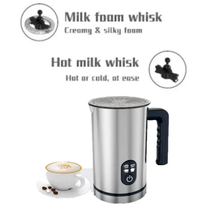 Electric Milk Frother - 5 Functions: Heating, Frothing & Warming (500W)