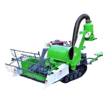 Mini riso combinare la raccolta della mietitrebbiatrice