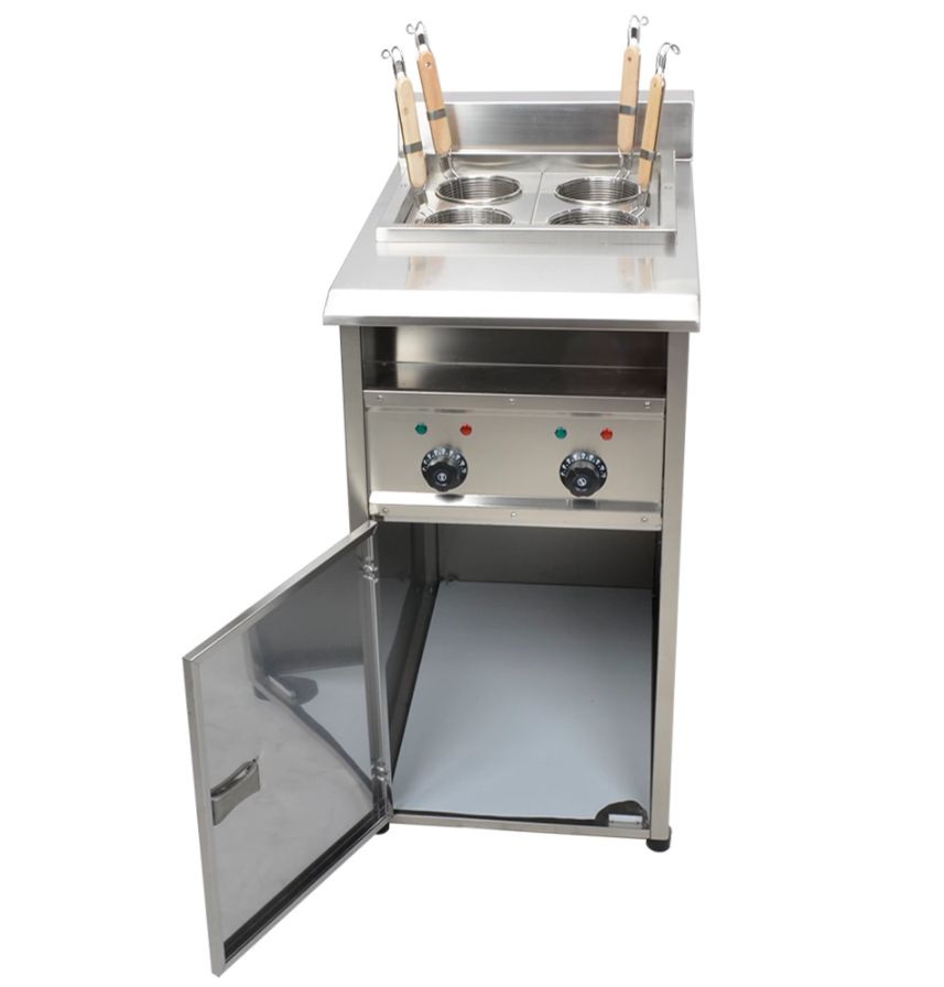 Stainless steel gas electric noodle cooker