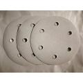 Six hole white coated loop disc