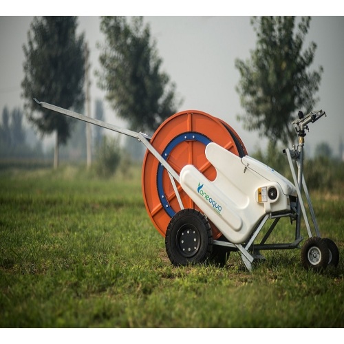 Efficient and water-saving, high-density, water vortex wheel sprinkler irrigation machine Aquago 40-120