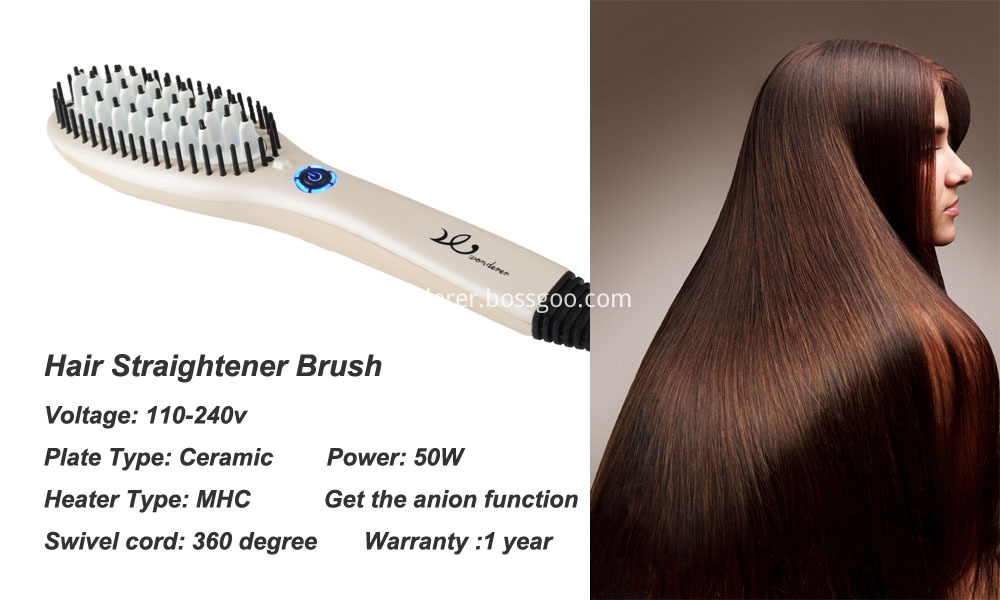 Hair Straightening Ionic Brush