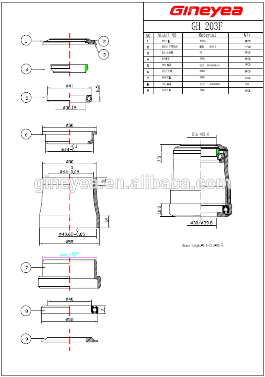 Basikal Basikal Murah Basikal Bingkai Bingkai Bingkai Terpakai Tapered Bearing