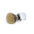 Clear Resin Handle Badger Hair Shaving Brush