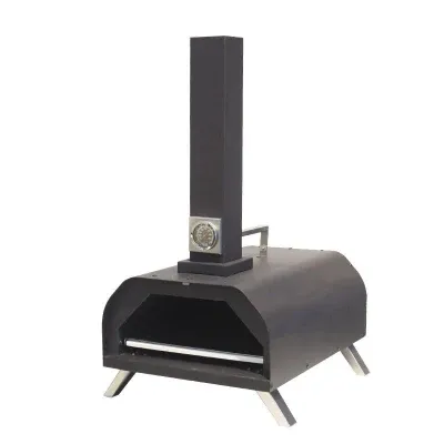 Outdoor Mini Barbeque Countertop Garden Commercial Kitchen Portable Wood Burning Fire Conveyor Maker Pizza Ovens