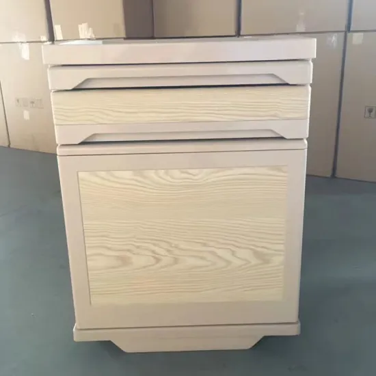 Hospital Plastic Abs Bedside Table Medical Cabinet