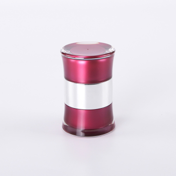 50g Dual Chamber Acrylic Cosmetic Jar with Double Liner Cream