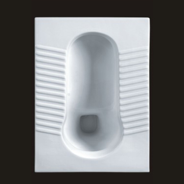 Ceramic Squatting Pan with Trapway (No. 2#S)