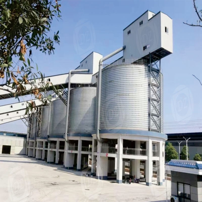 Steel silos for organic grain storage