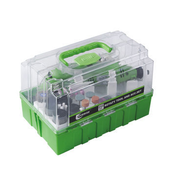 222-piece Rotary Tool and Accessories Set, Includes Wrench and Flap Wheel