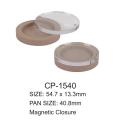 Magnetic Closure Round Plastic Powder Eyeshadow Container