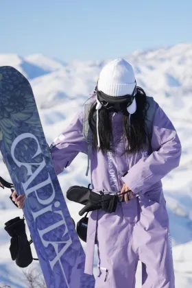 One-piece ski suit women's suit windproof