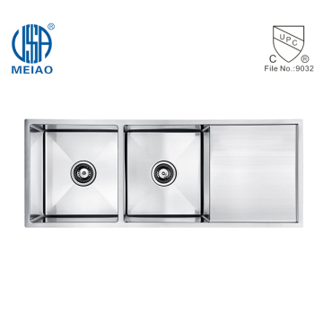 304 Stainless Steel Undermount Kitchen Sink With Drainboard
