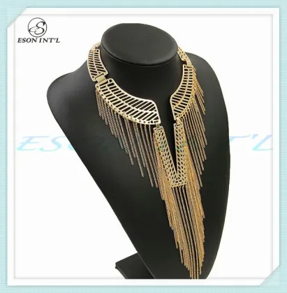 2015 Long Thin Chain Gold Necklace, Gold Necklace Designs, Fashion Necklace