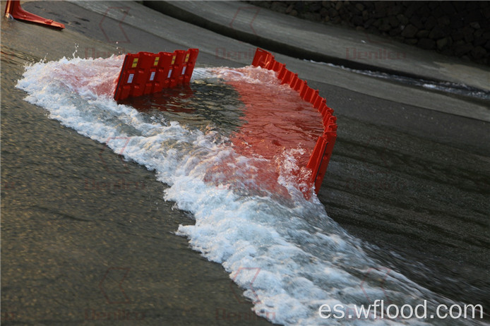 Barrera de barrera de control de inundación de la presa rápida