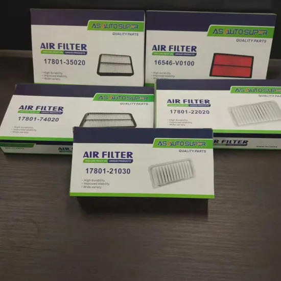 Wholesale Customized Auto Parts Air Filter Package