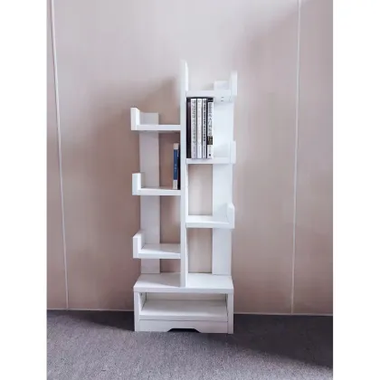 Modern Wood Bookshelf for Living Room and Office Furniture