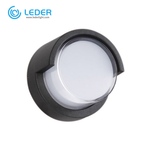 LEDER Circular Down 12W Outdoor Wall Light