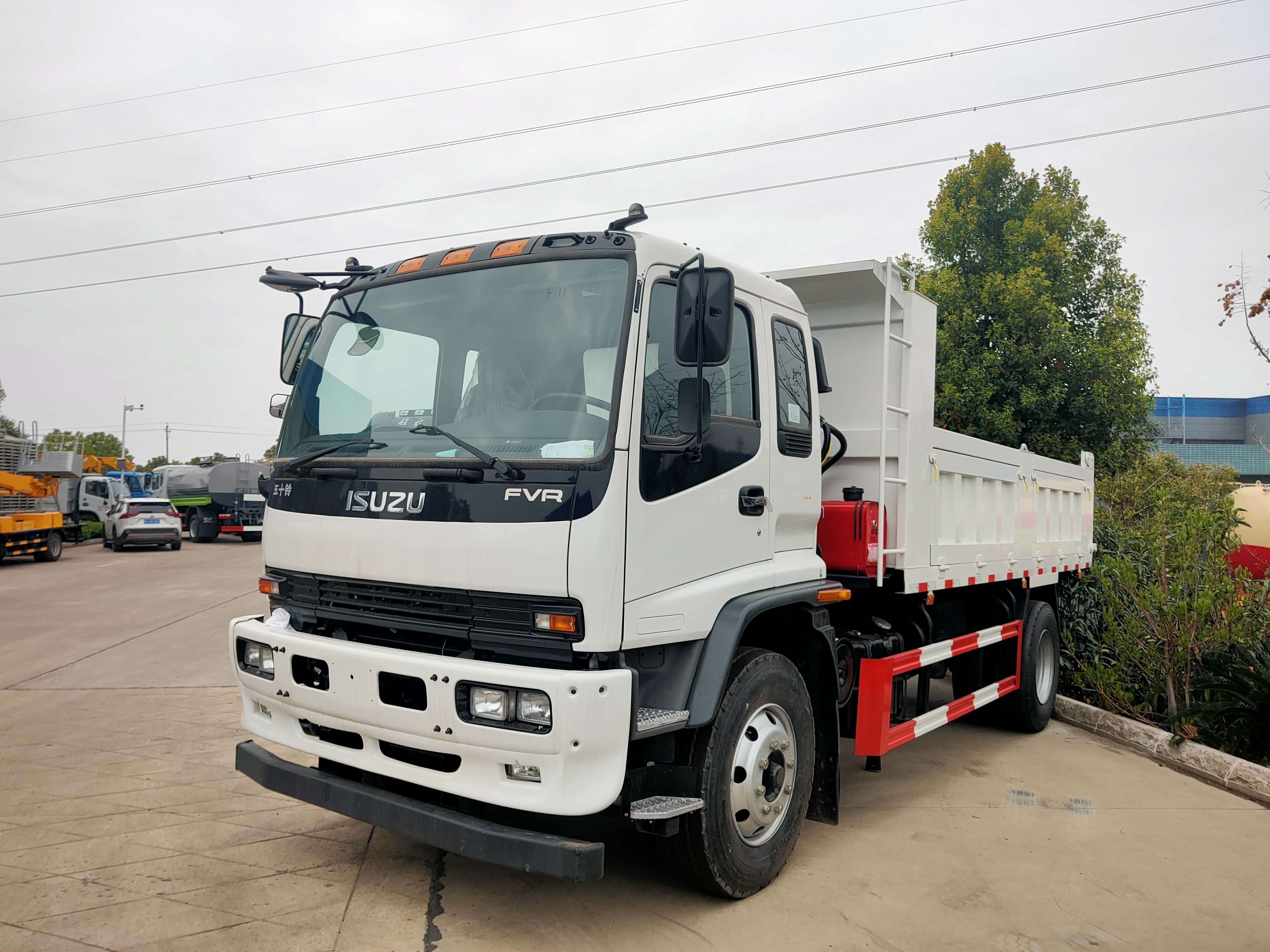 ISUZU heavy duty 20T front lifting dump truck
