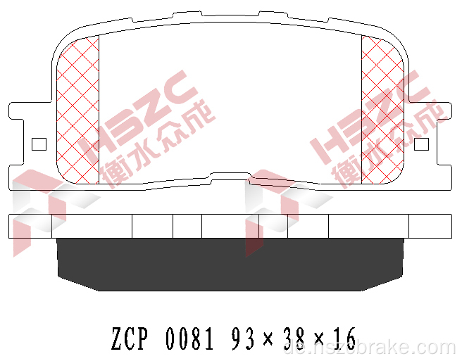 FMSI D885 Auto Keramikbremspolster für Chery