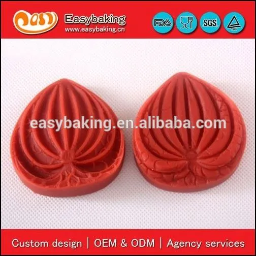 Customized veiner leaf fondant cake decoration silicone molds