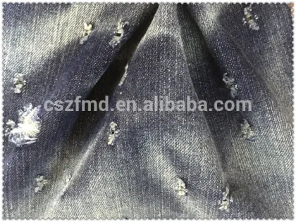 100% Cotton Hole Style Denim for Shoes
