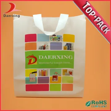 Promotional Soft Loop Handle Plastic Bag