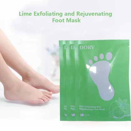 Private Label DORV Lime Exfoliating Foot Mask