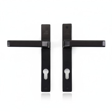 Black Aluminum Swing Door Lock Handle