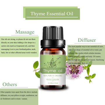 10ML Organic Pure Aromatherapy Thyme Essential Oil Bulk