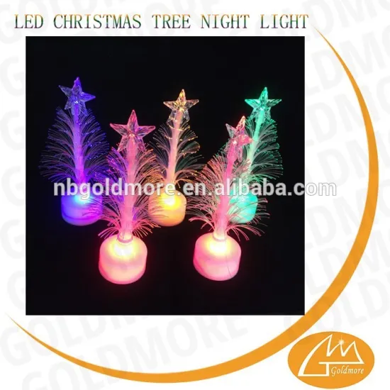 Goldmore1 Hot sale new year LED colors Christmas tree candle gifts fiber optic lights,Led colorful Christmas lights