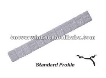 Peso de la rueda adhesiva Fe 1/4ozx12