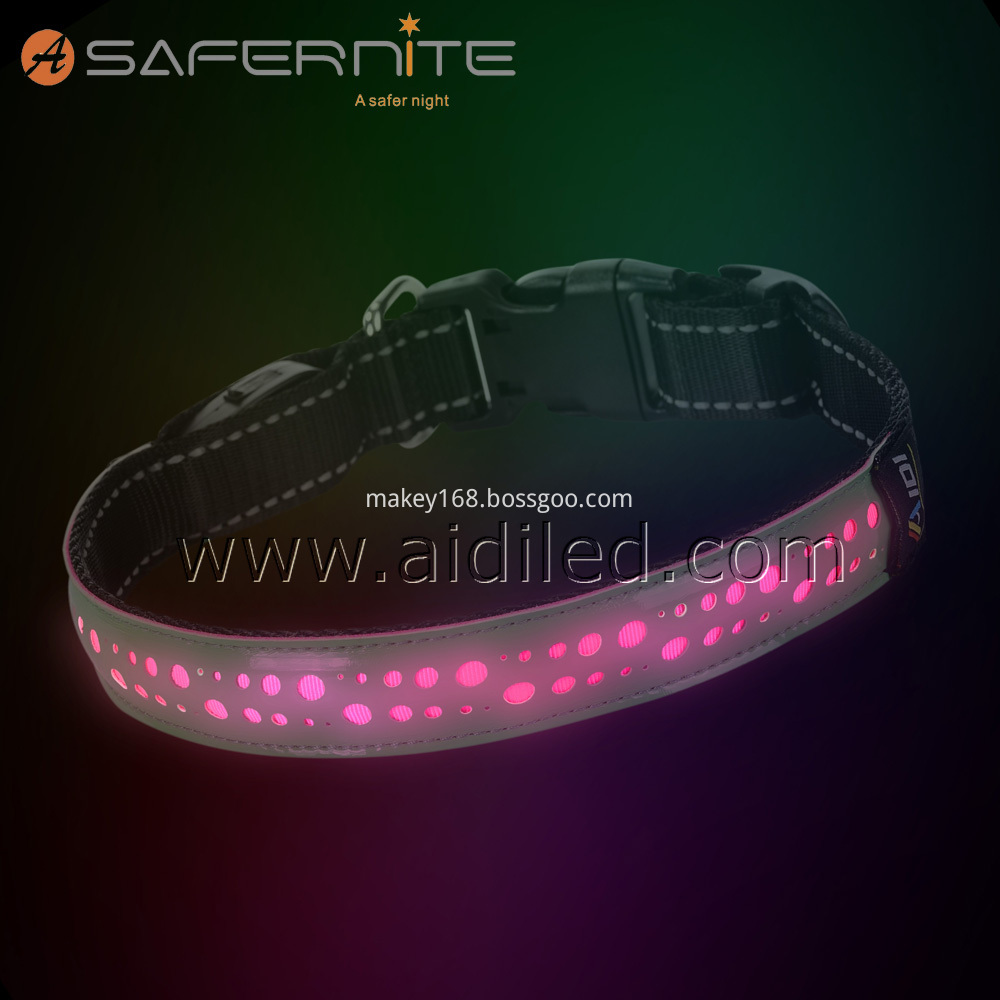 Flashing Lights Dog Collar