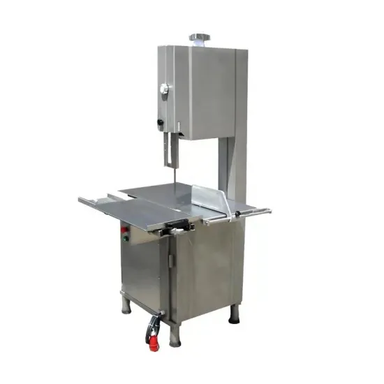 Automatic Meat Cutter Bone Saw Machine - Frozen Meat Slicer with Free Saw Blade 1.1kw