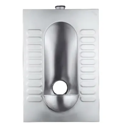 Customizable stainless steel squat toilet