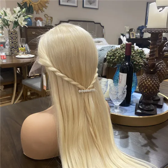 10A High Quality Wholesale 613 Deep Wave Full Lace Wig Brazilian 613 Virgin Hair Wig Deep Wave 613 Lace Frontal Wig For Women