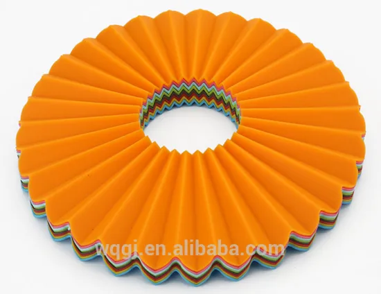 Kitchen Silicone Pot Holder Hot Insulation Anti-slip Placemat Pads Round Shaped Tableware Insulation Mat