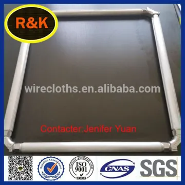 Polyester screen printing mesh roller frame with mesh