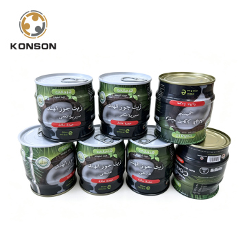Coconut Oil Tin Cans Food-Grade Metal Packaging
